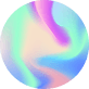 a very colorful blob