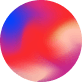 a very colorful blob